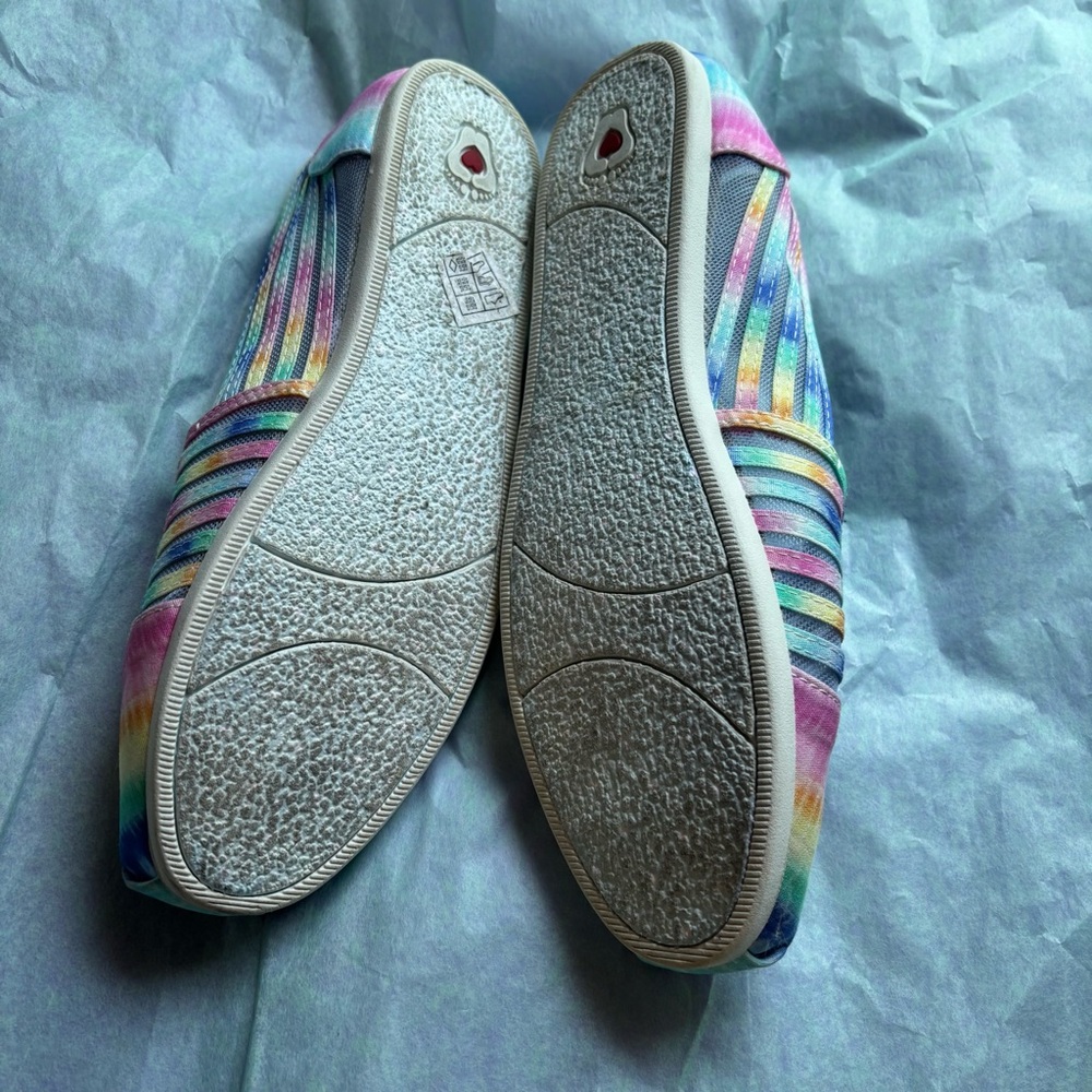 Bobs pastel rainbow mesh slip on shoes sunset feels 11 Skechers - Picture 7 of 8